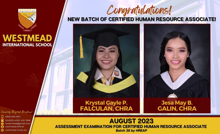 August 2023 – Certified Human Resource Associate Batch 38