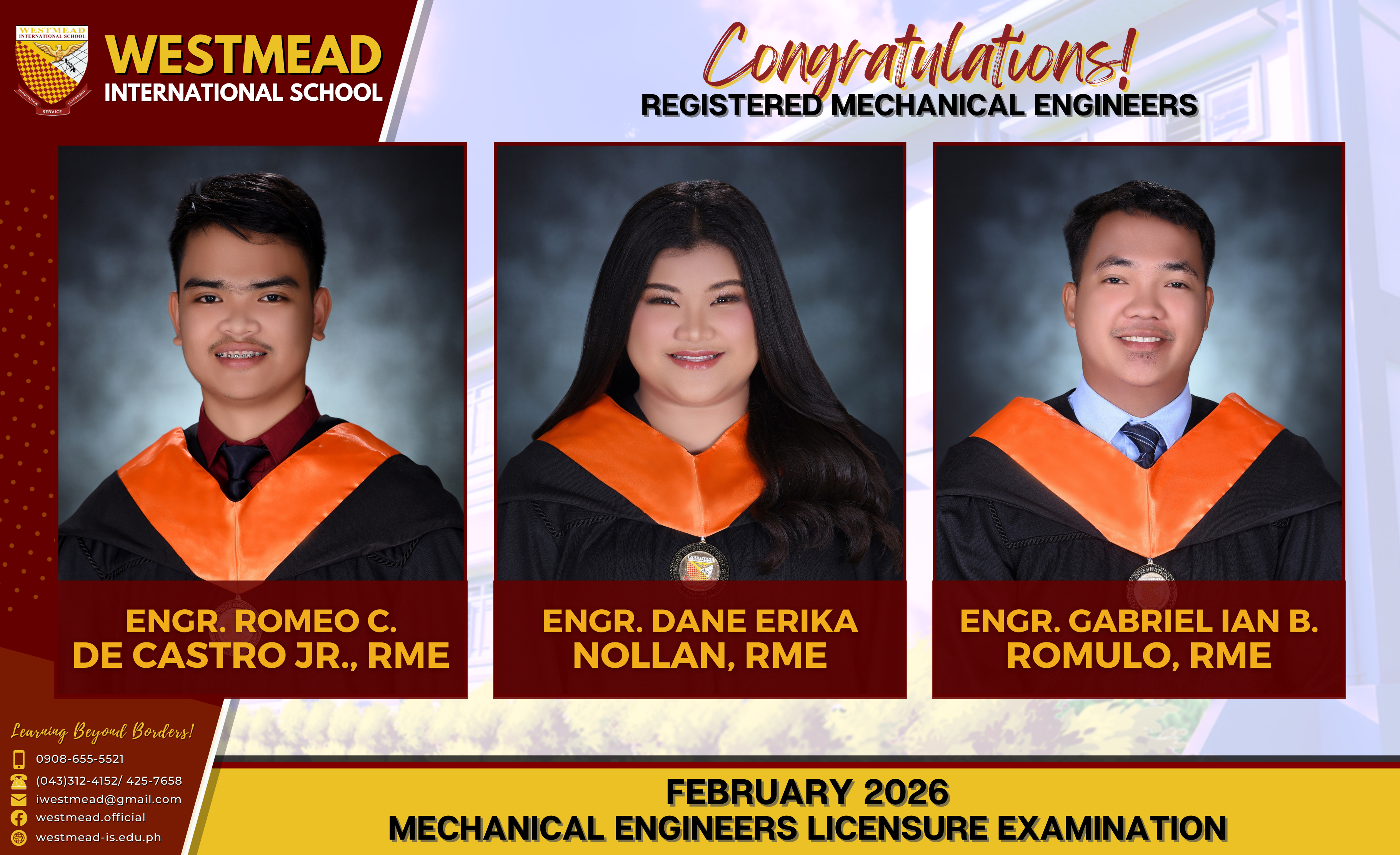 February 2026 – Registered Mechanical Engineer