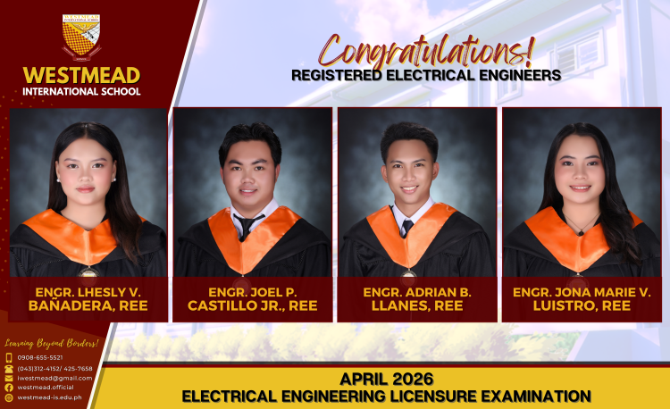 April 2026 – Registered Electrical Engineer