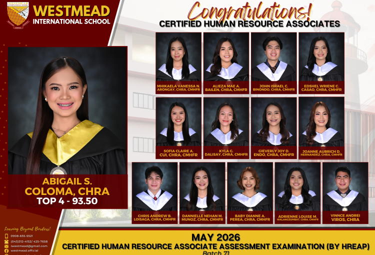 May 2026 – Certified Human Resource Associates